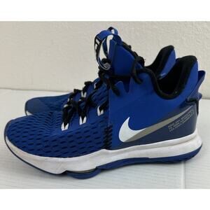 Nike LeBron Witness 5 Game Royal Basketball Sneakers Size 8